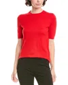 Max Mara Warren Silk & Cashmere-blend Sweater In Red