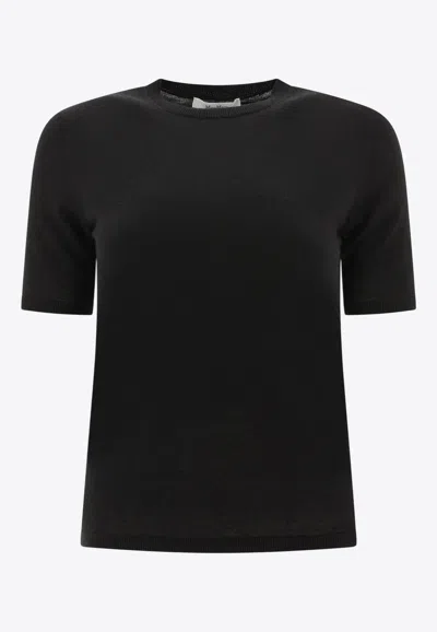 Max Mara Warren Silk And Cashmere Sweater In Black