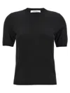 Max Mara Essential Slim Fit Wool Shirt With Puff Sleeves In Black