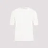 Max Mara White Warren Silk Cashmere Top In Vaniglia