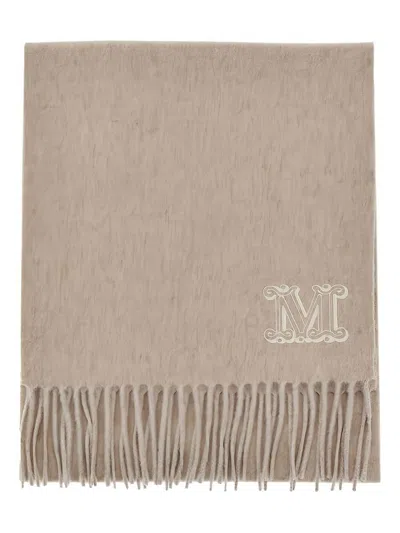 Max Mara Wasdalia' Scarf In Sand