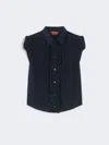 Max Mara Washed Silk Shirt In Multi