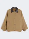 Max Mara Water-repellent Cotton Jacket In Brown