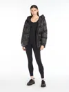 Max Mara Water-repellent Down Jacket In Black