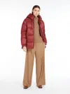 Max Mara Water-repellent Down Jacket In Red