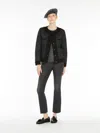 Max Mara Water-repellent Fabric And Double-sided Wool Jacket In Black