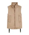 Max Mara Water-repellent Padded Gilet In Neutral