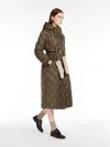 Max Mara Water-repellent Parka In Dark Green