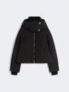 Max Mara Water-repellent Short Down Jacket In Black