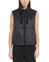 Max Mara Water Repellent Vest In Black