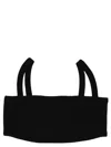 Max Mara Knitted Bra Top In Black