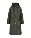Max Mara Waterproof Fabric Down Jacket In Black