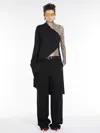 Max Mara Waterproof Gabardine Boyfriend Trousers In Black