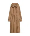 Max Mara Waterproof Technology Fabric, Oversized Parka Coat In Brown