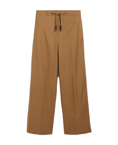 MAX MARA 'S MAX MARA DRAWSTRING WIDE LEG PANTS