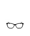 Max Mara Wayfarer-frame Optical Glasses In Black