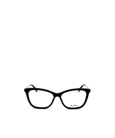 Max Mara Wayfarer-frame Optical Glasses In Black