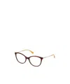 Max Mara Wayfarer-frame Optical Glasses In Nude