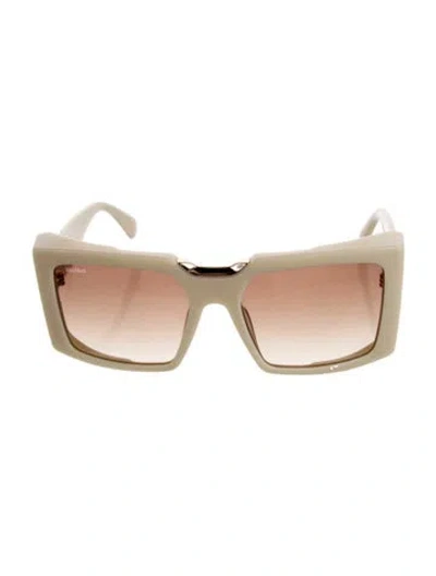 Pre-owned Max Mara Wayfarer Gradient Sunglasses In Neutral