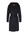 Max Mara Cles Coat In Black