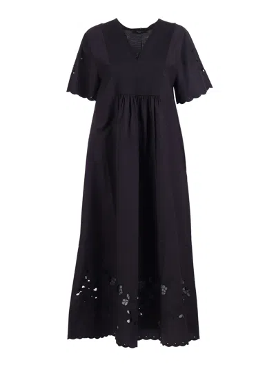 Max Mara Weekend Abito In Jersey Tartufo In Black