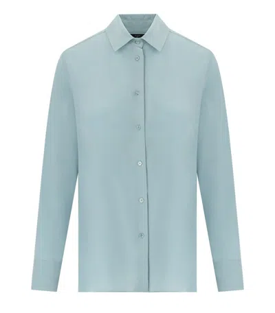 Max Mara Weekend Almina Anice Shirt In Light Blue