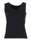 Max Mara Weekend Multic Black Top In Multi