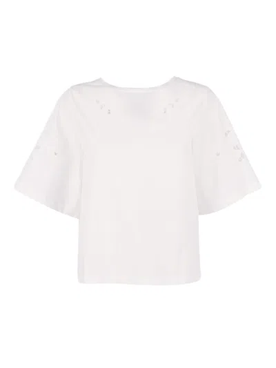Max Mara Weekend Body- Top Targa In White