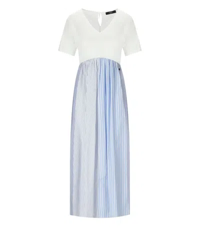Max Mara Weekend Vertical Striped Maxi Dress In Multi