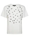 Max Mara Weekend Cabina T-shirt Ricami In White