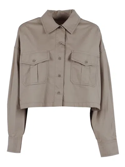 Max Mara Weekend Camicia Accenni In Brown