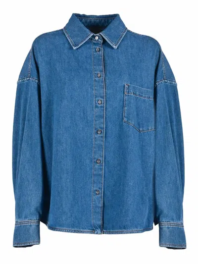 Max Mara Weekend Camicia Foggia In Blue
