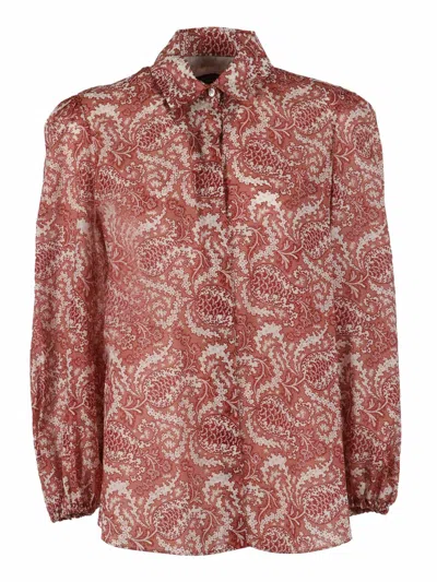 Max Mara Weekend Camicia Periodi In Red