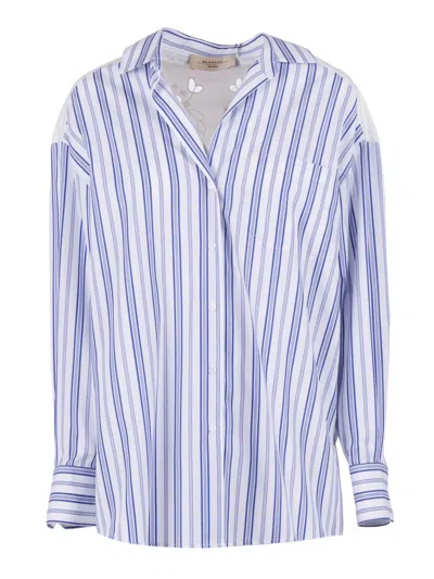 Max Mara Weekend Tessile White Shirt In Multi