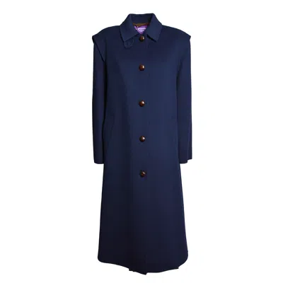 Max Mara Weekend Coats In Blue