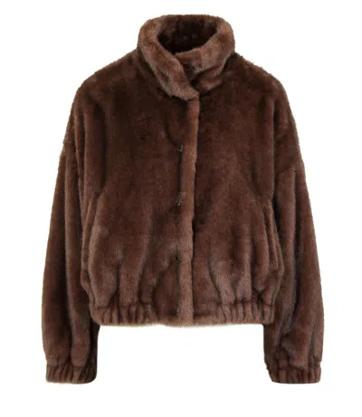 Max Mara Weekend Coats In Brown