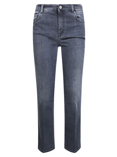 Max Mara Weekend Drapal Lo-style Jeans Trombetta In Nero