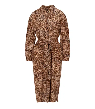 Max Mara Weekend Dresses Spotted In Animal Print