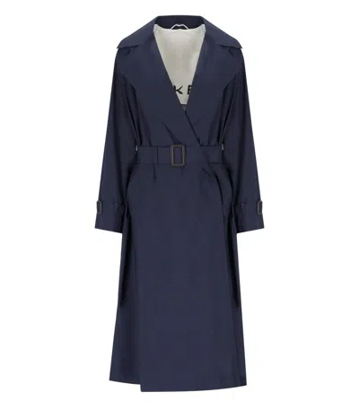 Max Mara Weekend Fatto Blue Trench Coat