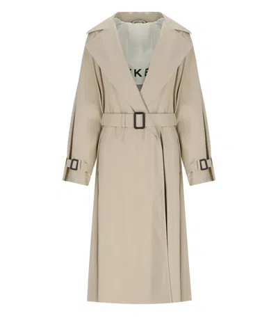 Max Mara Weekend Fatto Beige Trench Coat In Neutral