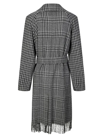 Max Mara Weekend Fringe Detail Carpi Jacket For Women In Gray