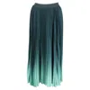 Max Mara Weekend Fulcro Pleated Midi Skirt In Green Polyester In Green