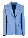 Max Mara Weekend Giacca Lamine In Blue