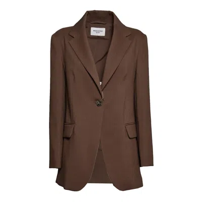 Max Mara Weekend Jackets In Brown