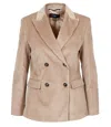 Max Mara Weekend Jackets Sand In Brown