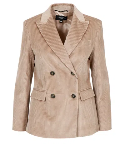 Max Mara Weekend Jackets Sand In Brown
