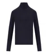 Max Mara Weekend Kiku Blue Turtleneck Jumper In Blue