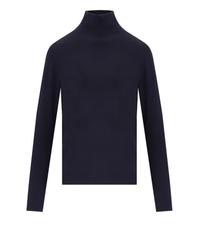 Max Mara Weekend Kiku Blue Turtleneck Jumper