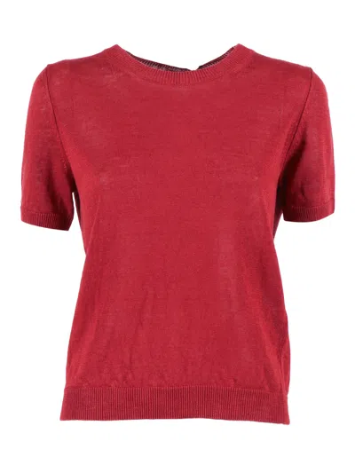 Max Mara Weekend Maglia Canottiera 上衣 Pancone In Red