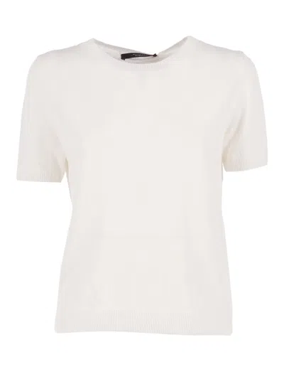 Max Mara Weekend Maglia Canottiera 上衣 Pancone In White